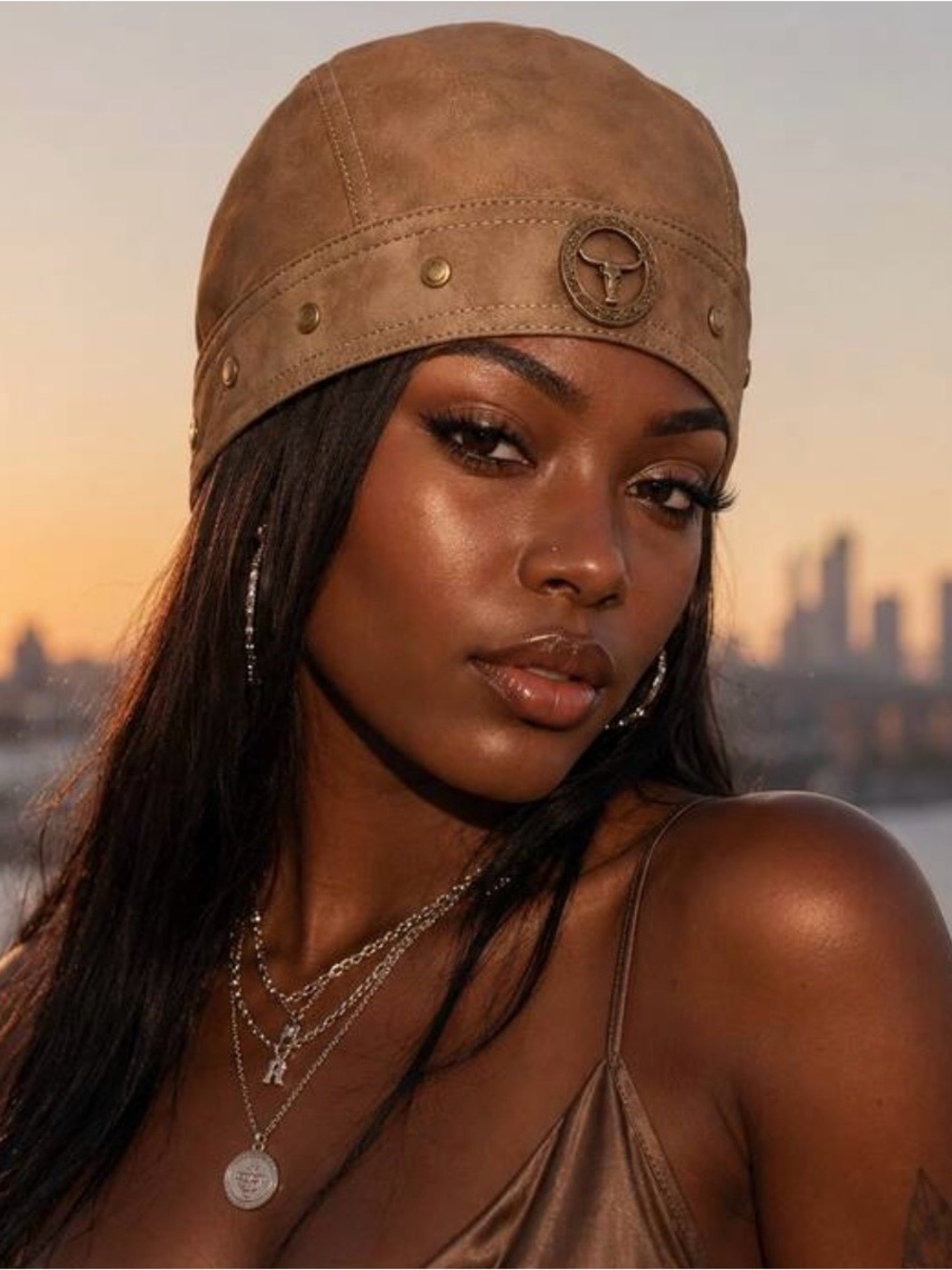 Studded Head Bandana